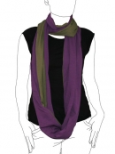 XXL-scarf. aubergine