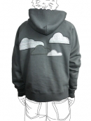 Men&acute;s Zip-Hoodie. grey
