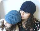 Summer hat. navy blue