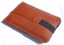 iPhone sleeve of leather. red-brown