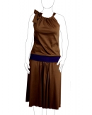 dress SUNNY goldbrown