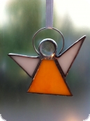 ZuGaiCha Glas Engel. orange